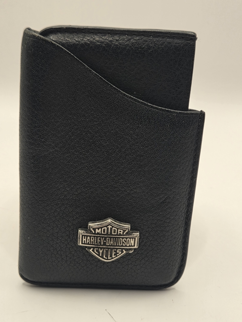 Harley-Davidson Men's Bar & Shield Pebble Card Case Wallet